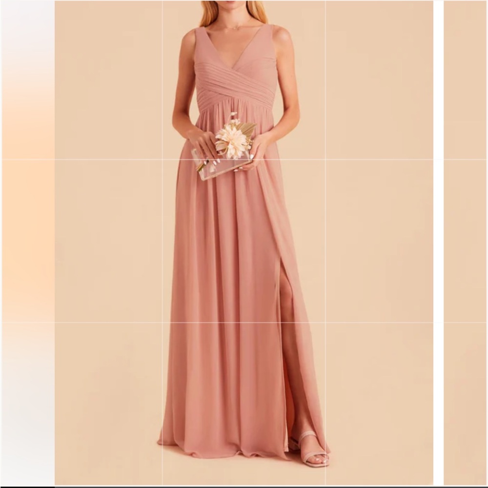 Birdy Grey Dusty Rose V-Neck Maxi Dress